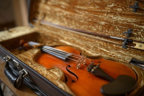 Vintage geigenkoffer - vintage,