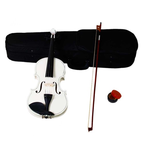 Violine geige weiß - violine, weiß-